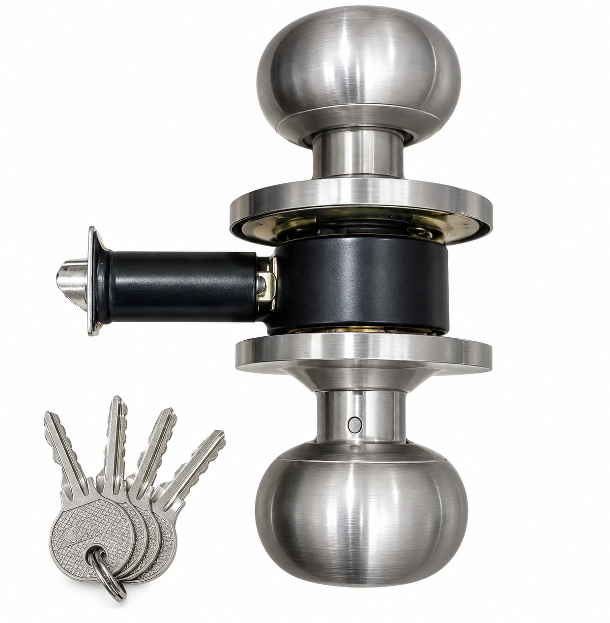 Stainless Steel Cylinder Door Lock in Delhi | SOHANLAL GUPTA & CO.
