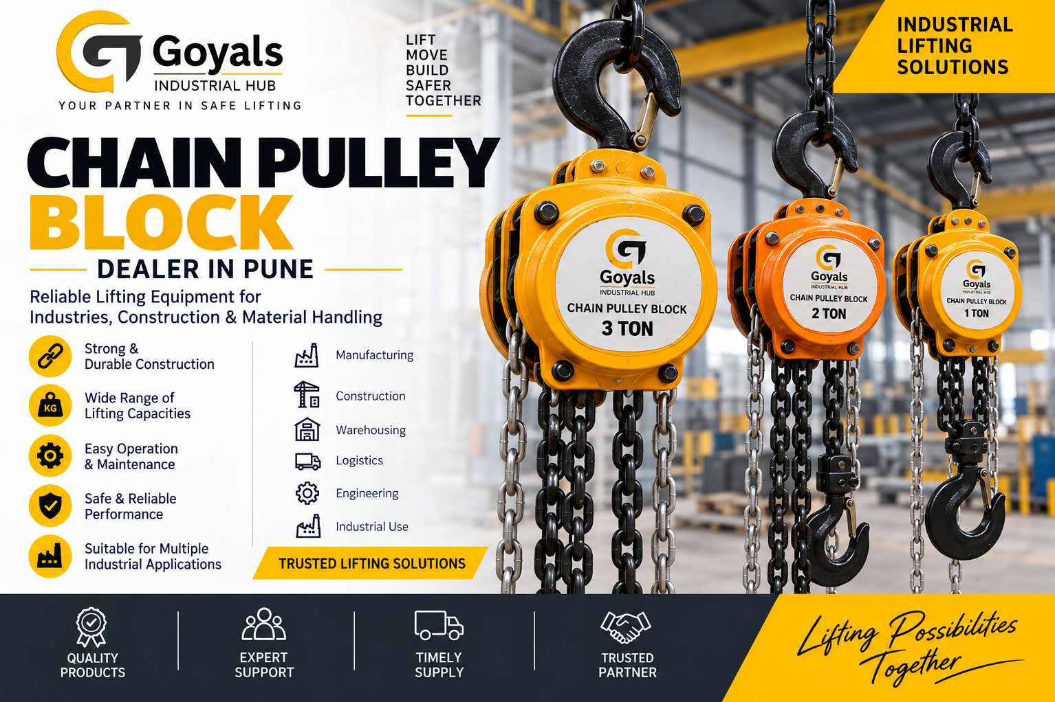 Chain Pulley Block Dealer in Pune