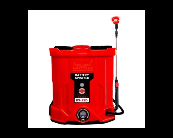 Balwaan Double Motor Battery Sprayer BS-22D | 12 Volts x 12 Ampere | High Pressure up to 20 feet Spr