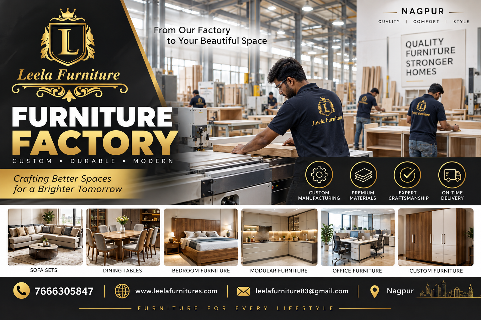 Furniture Factory in Leela Furniture, Nagpur