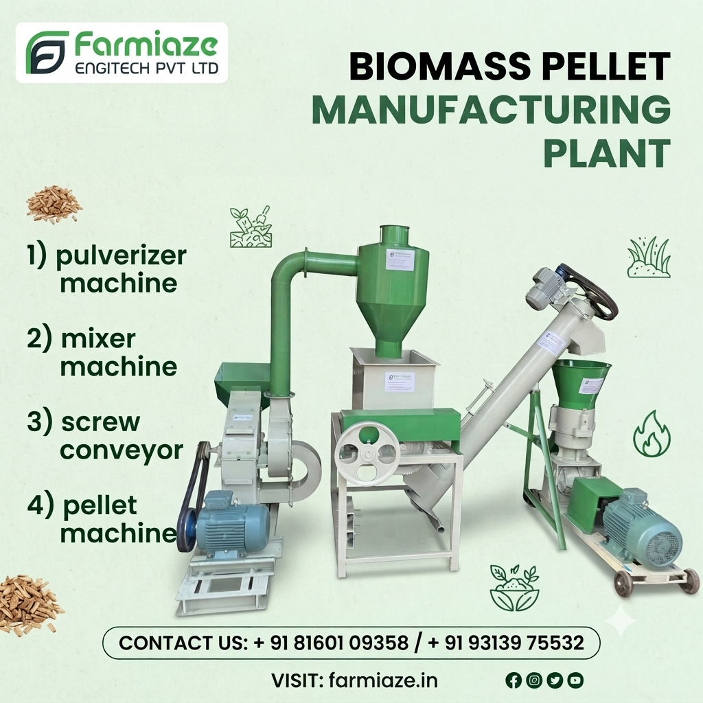 Biomass Pellet Manufacturing Plant Best Price in India