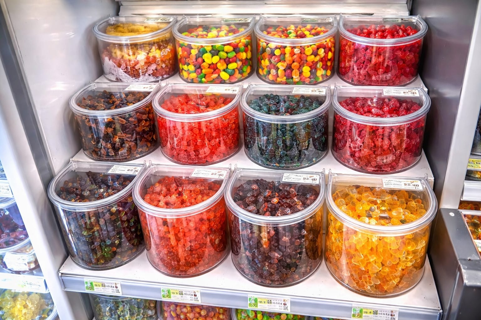 Supermarket polycarbonate bulk bin jar for candy in Karnataka