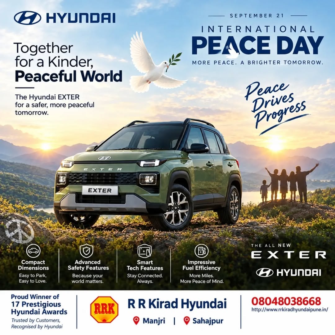 International Peace Day with Hyundai Exter | Drive Towards a Peaceful Tomorrow | RR Kirad Hyundai