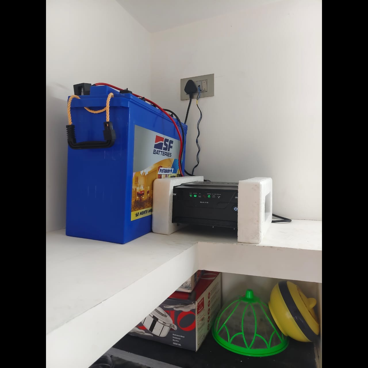 π Microtek Inverter + SF Sonic Battery Installation β Kovilpalayam, Coimbatore