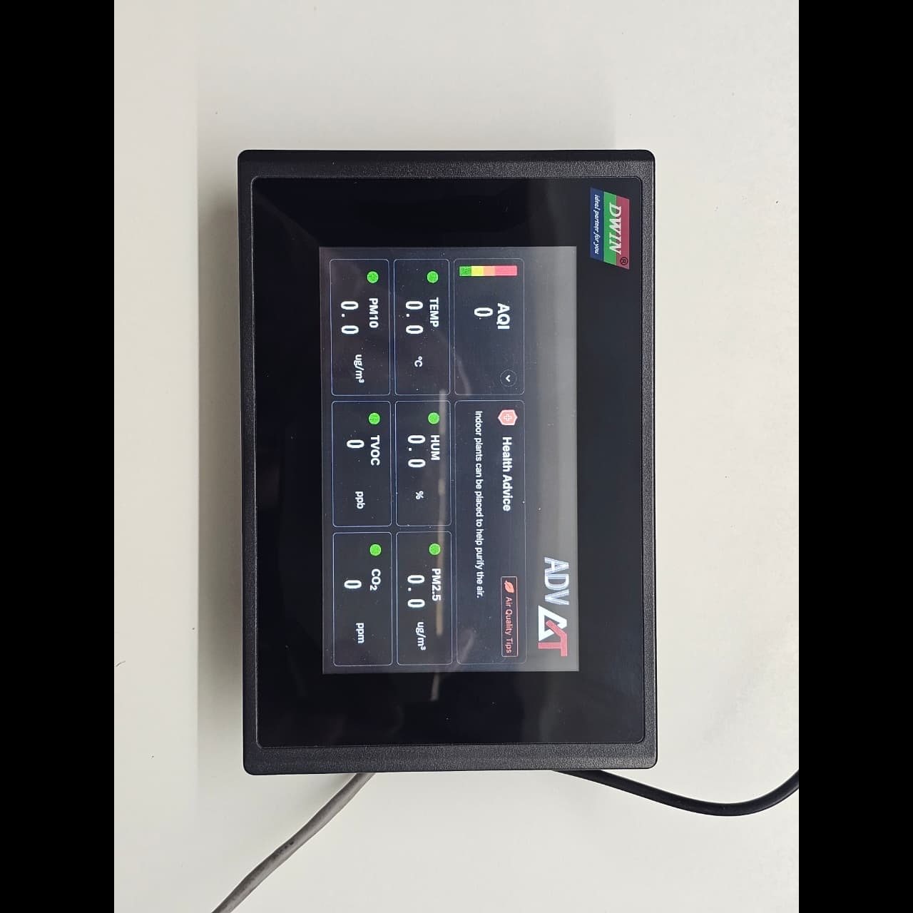 🌿 Smart Air Quality Monitor | Real-Time AQI & Environmental Monitoring