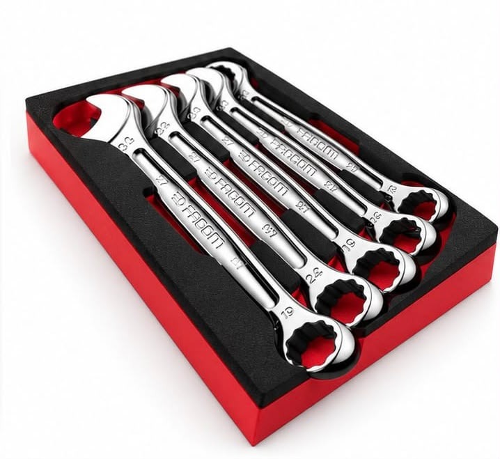 FACOM MOD.440-2PB COMBINATION SPANNER SET 27,29,30,32