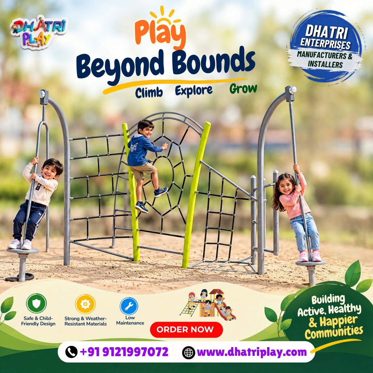 π Adventure Play Equipment | Climb, Explore & Grow Stronger π³π§
Take outdoor play to the next lev...