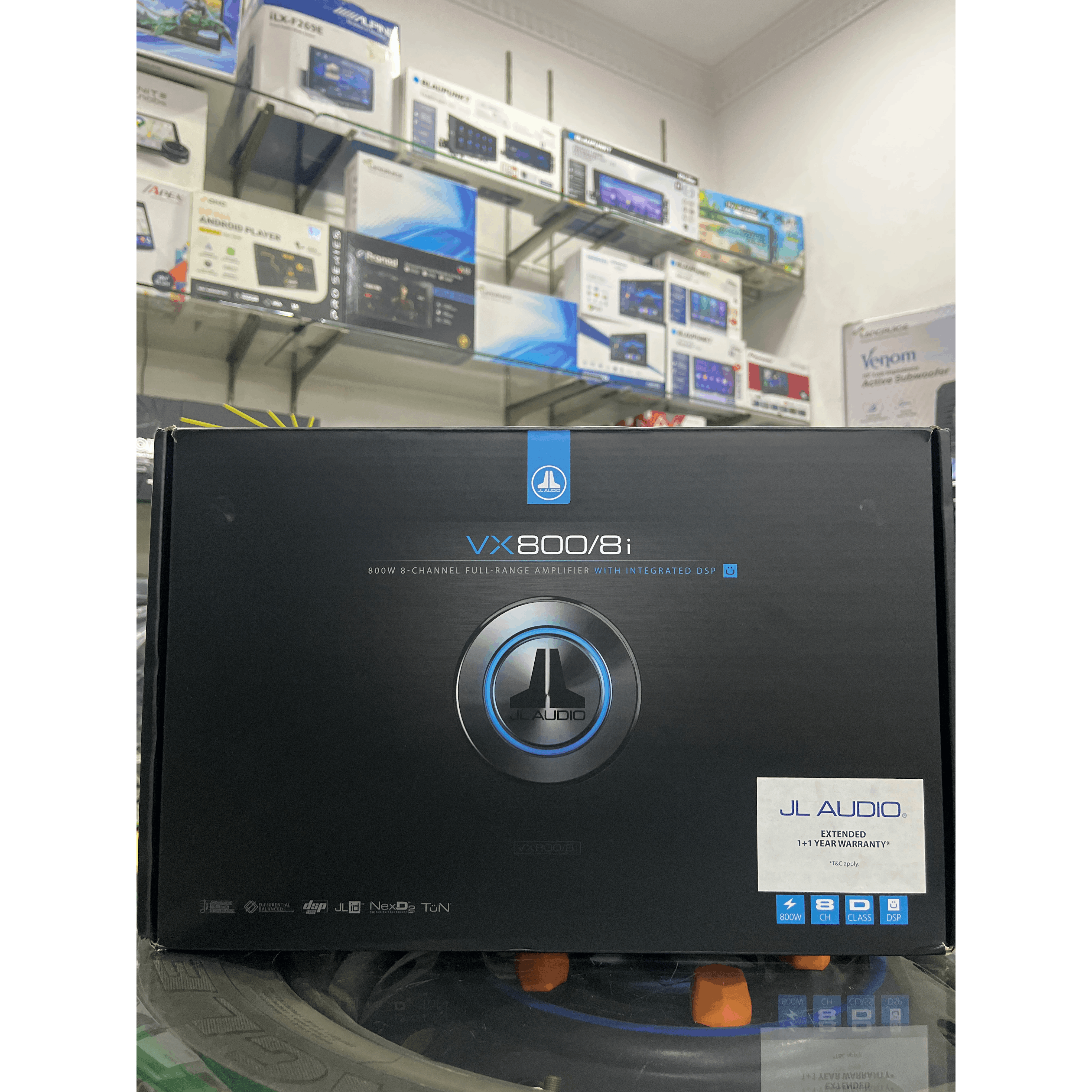 JL Audio Amplifier with Integrated DSP