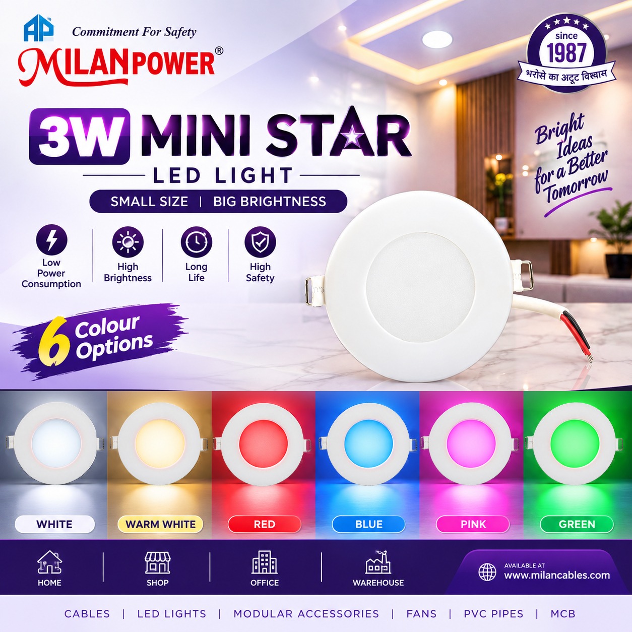 3W MINI STAR LED LIGHT