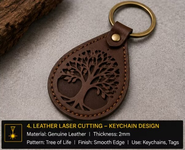Should You Buy a Laser Cut Leather Keychain in Noida