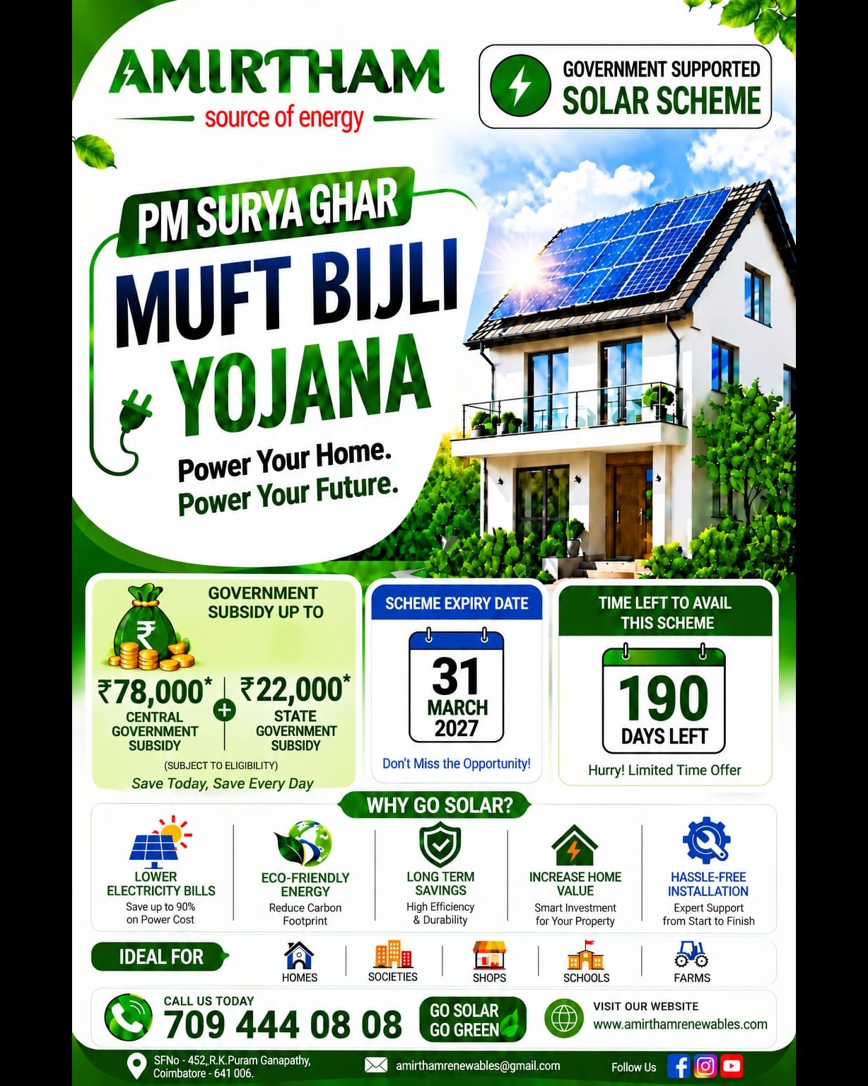 ☀️ Turn Your Rooftop into Monthly Savings!
Why pay high electricity bills when your roof can genera...