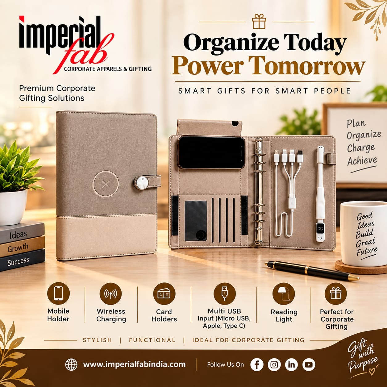 Organize Today. Power Tomorrow. Premium Gifting Suppliers in Pune