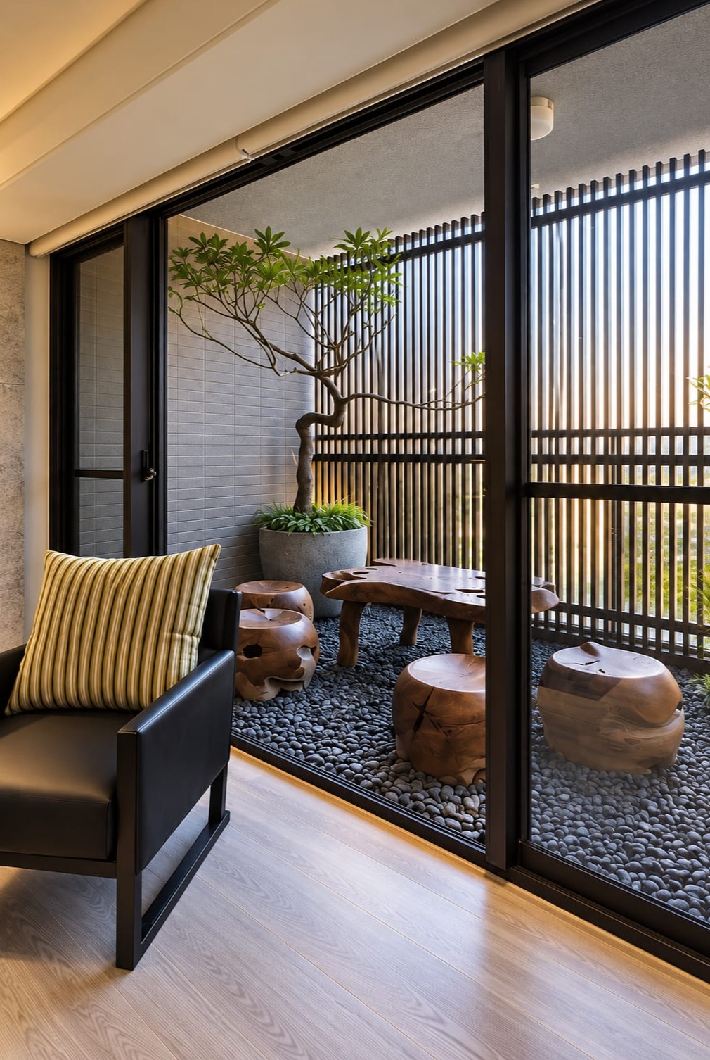 Wooden Deck Balcony Design – Tambaram