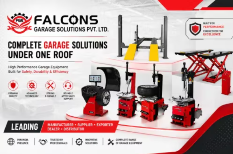 Top-Tier Garage Equipment Manufacturer and Supplier in Ahmedabad & Gandhinagar
