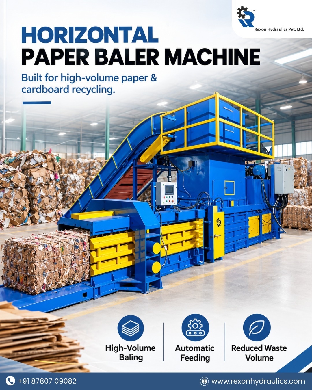 Top 5 Horizontal Paper Baler Machine from India