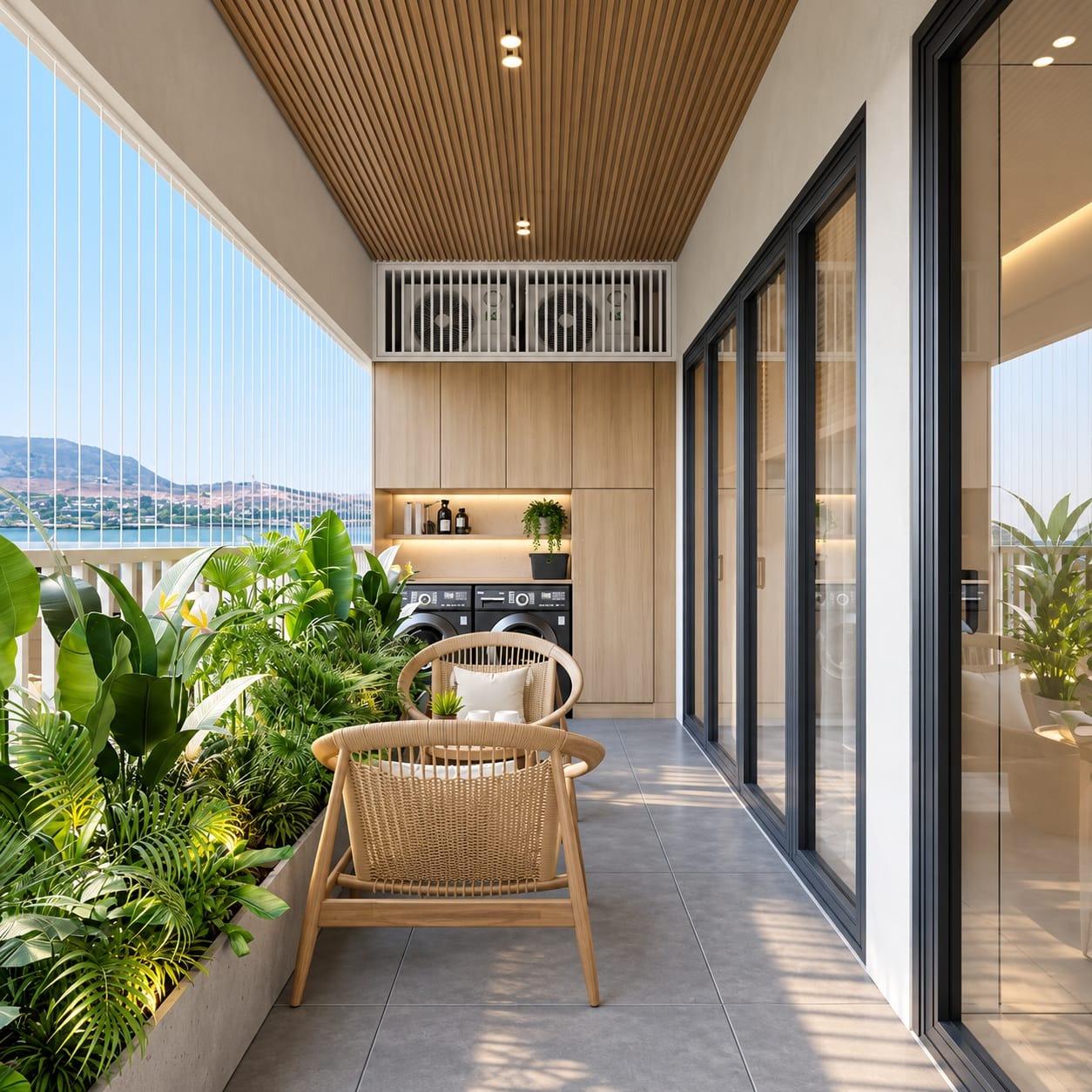 Contemporary Balcony Garden – Tambaram
