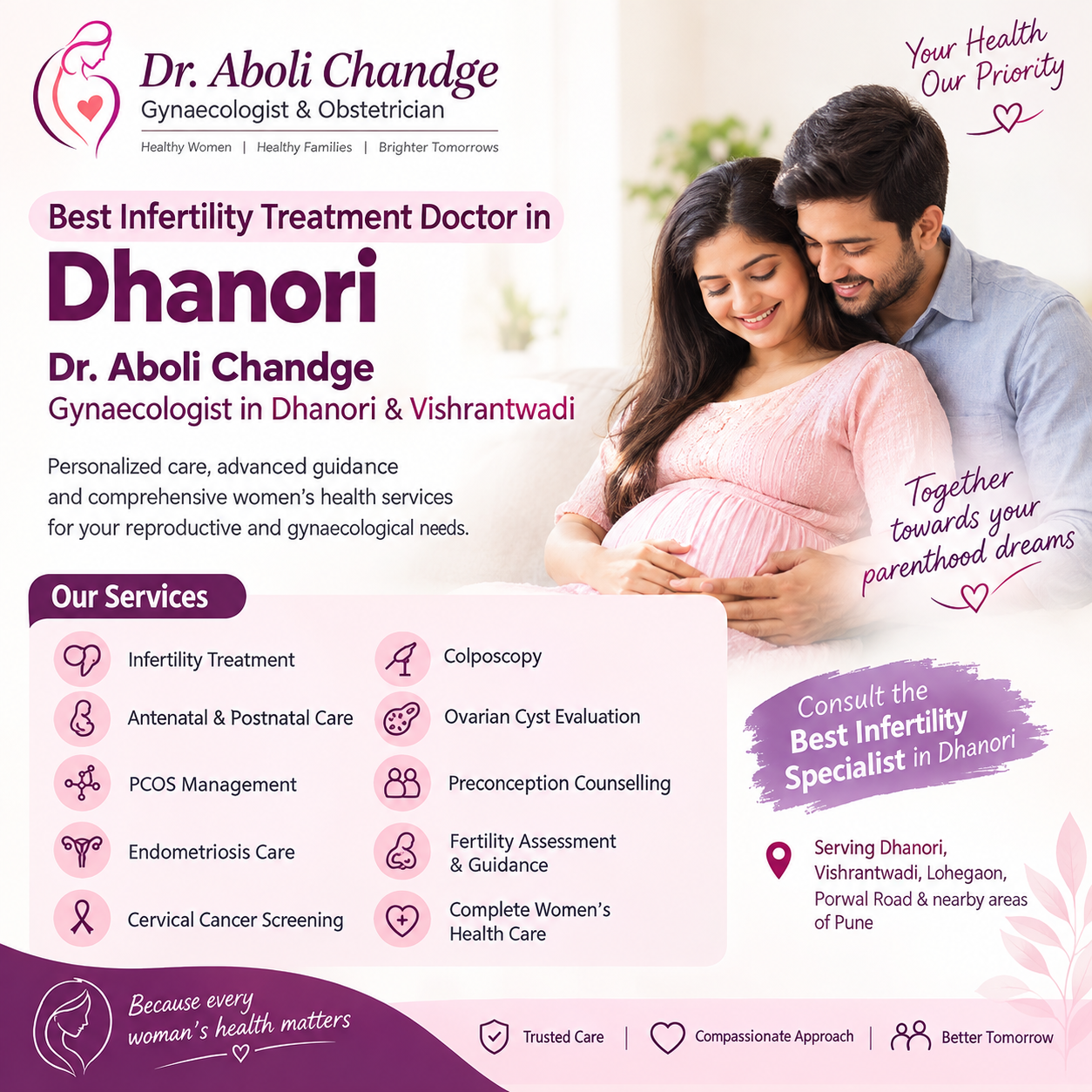 Best Infertility Treatment Doctor in Dhanori – Dr. Aboli Chandge