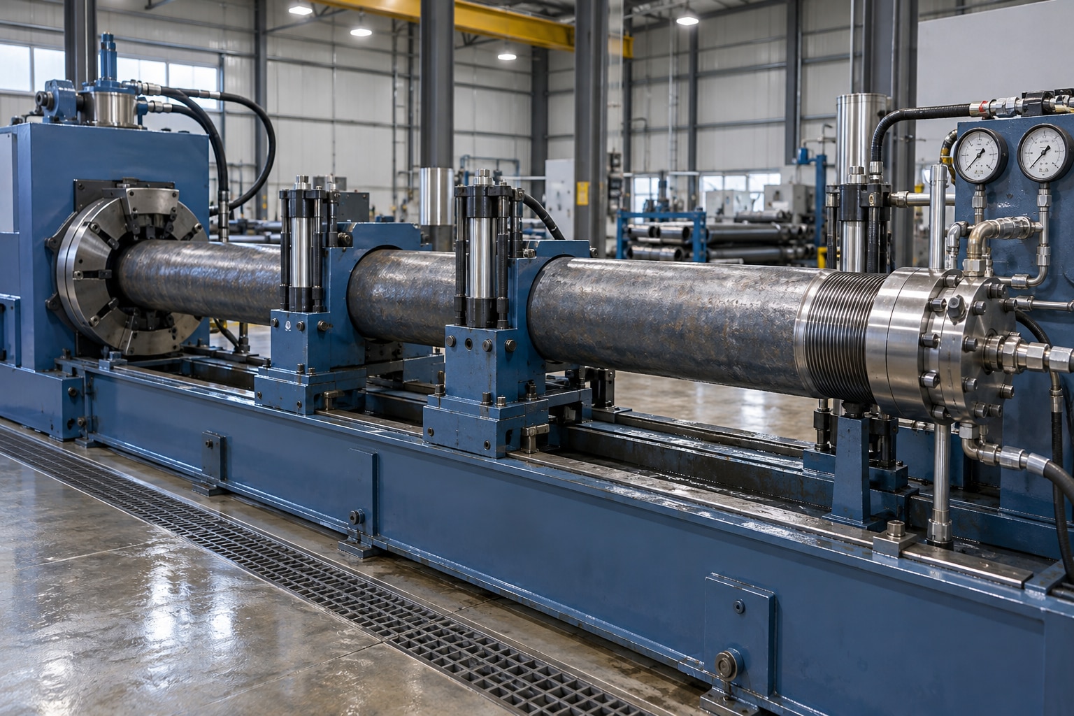 Hydrostatic Testing Machine Selection for Threaded Structural Pipes