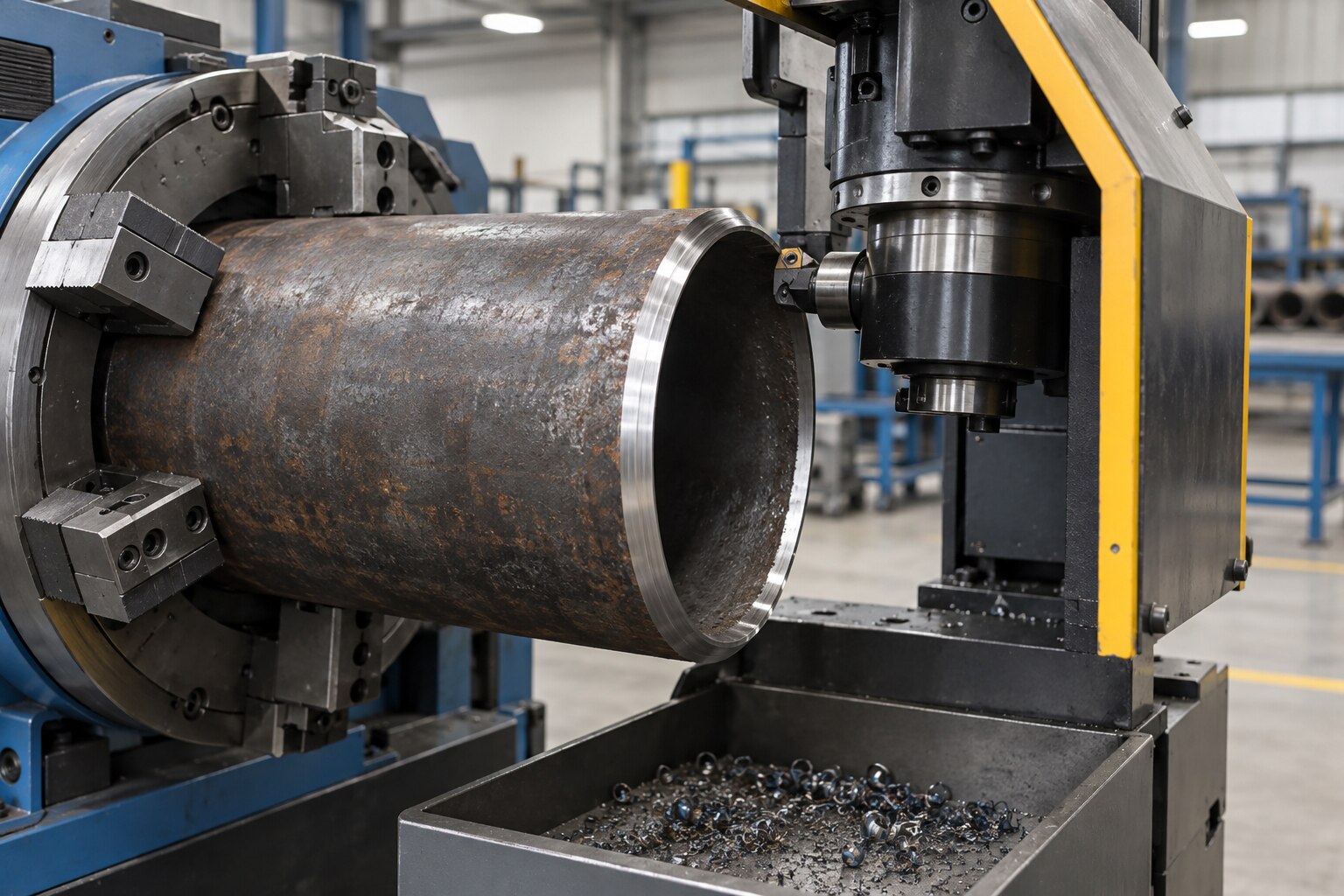Beveling Machine for Pipe End Preparation