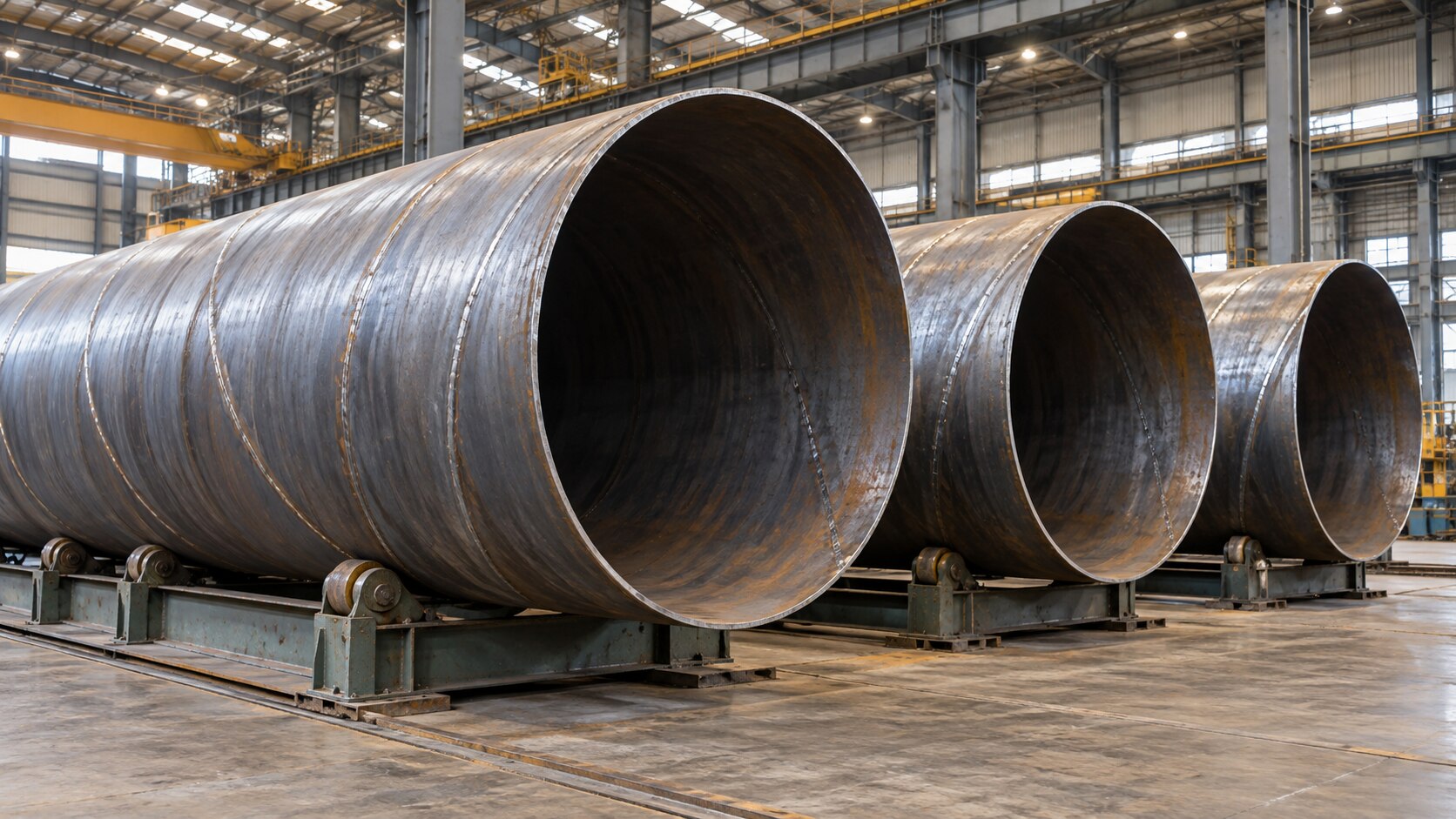 Helical Submerged Arc Welded Pipes for Large-Diameter Pipeline Applications