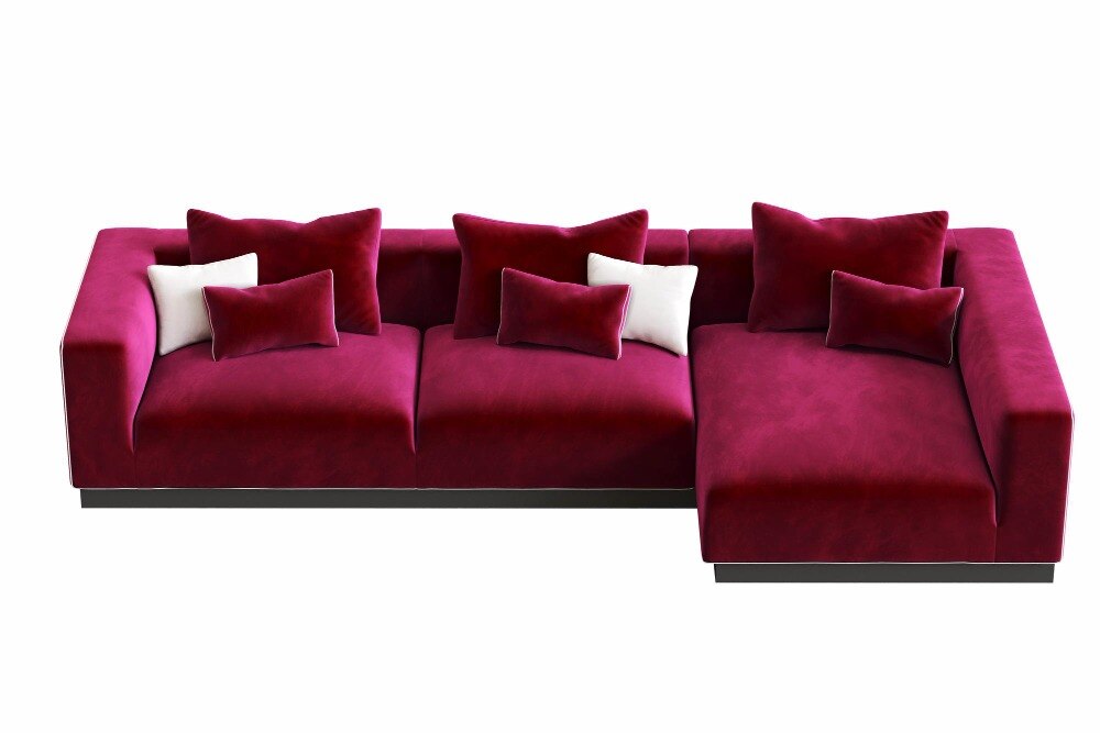 How a Velvet L Shape Sofa Works in Commercial Spaces in Thane