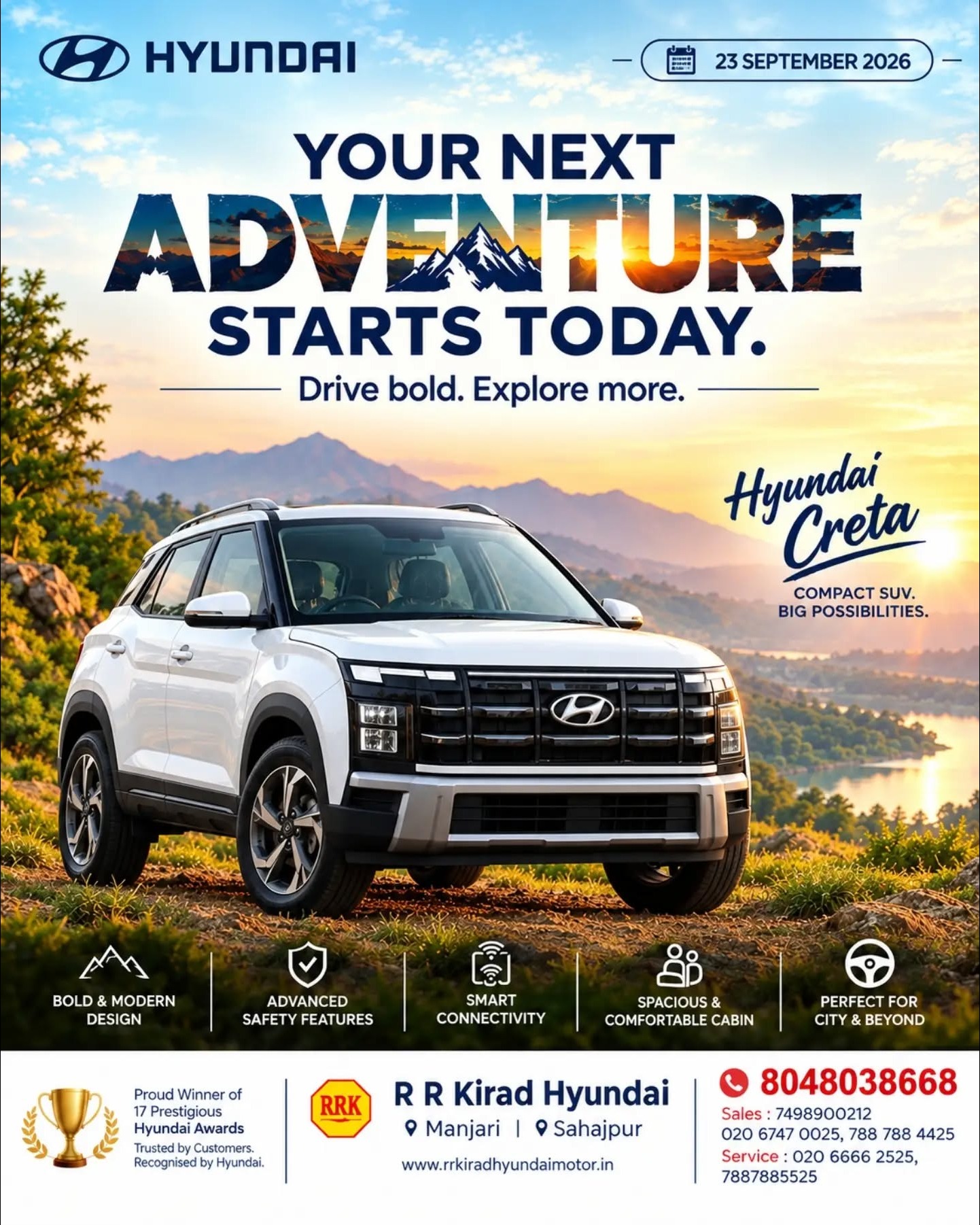 Hyundai Creta Manjari Pune | Price, Features, Finance, Test Drive & On-Road Price