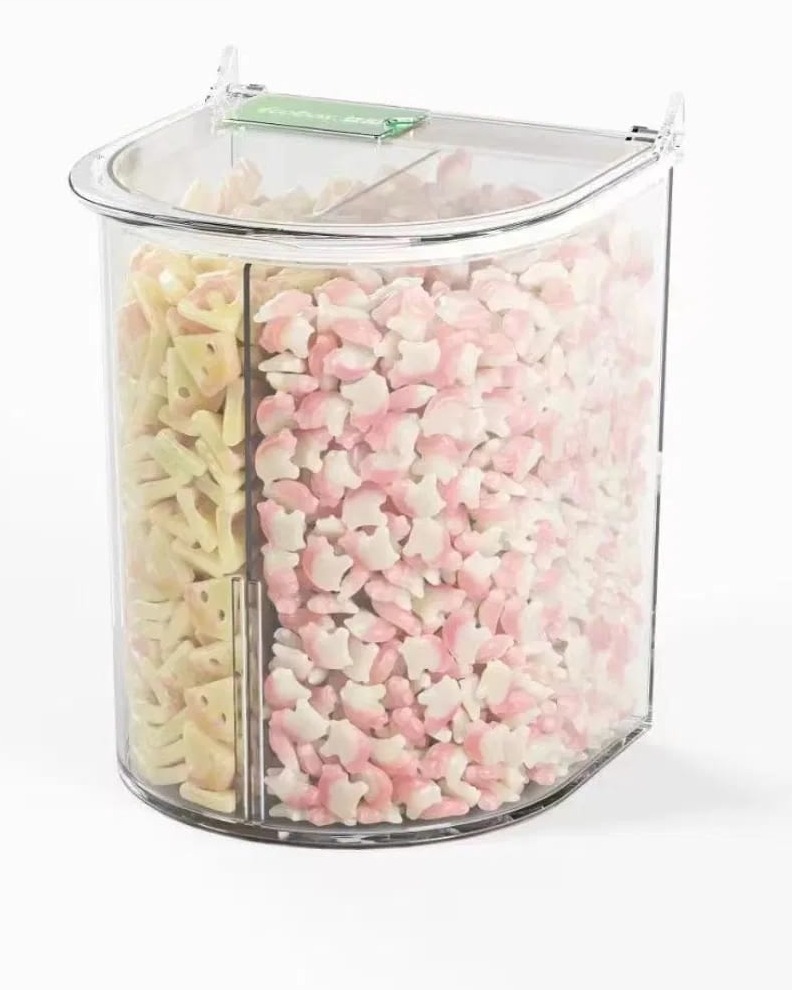 Supermarket polycarbonate partition Jar for candy and dry fruits near me