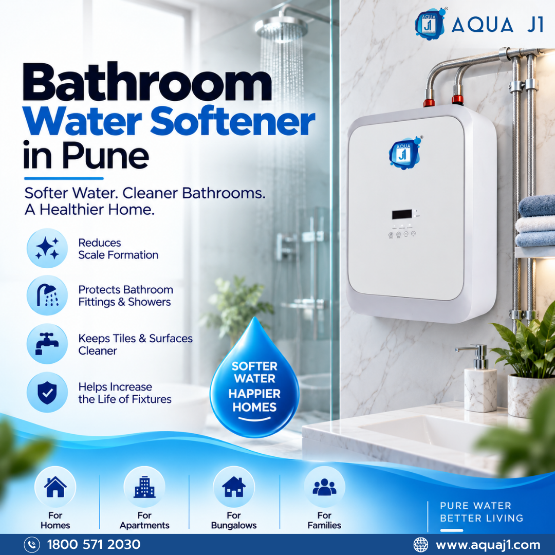 Bathroom Water Softener in Pune | Aqua J1 Technologies