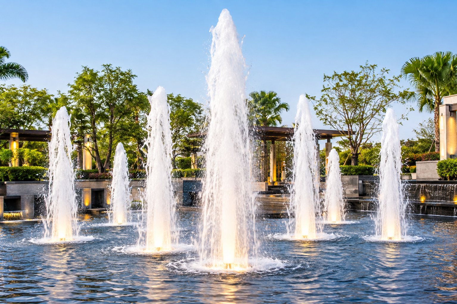 How to Choose Jet Fountains for Large Landscape Projects