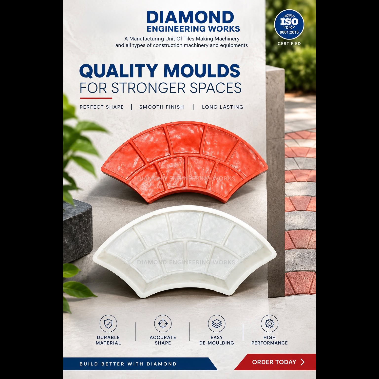 Arch Paver Mould manufactured by Diamond Engineering Works in Ghaziabad
