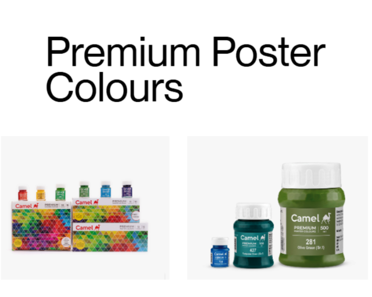 Premium Poster Colours Range Elementary & Intermediate Drawing Exams