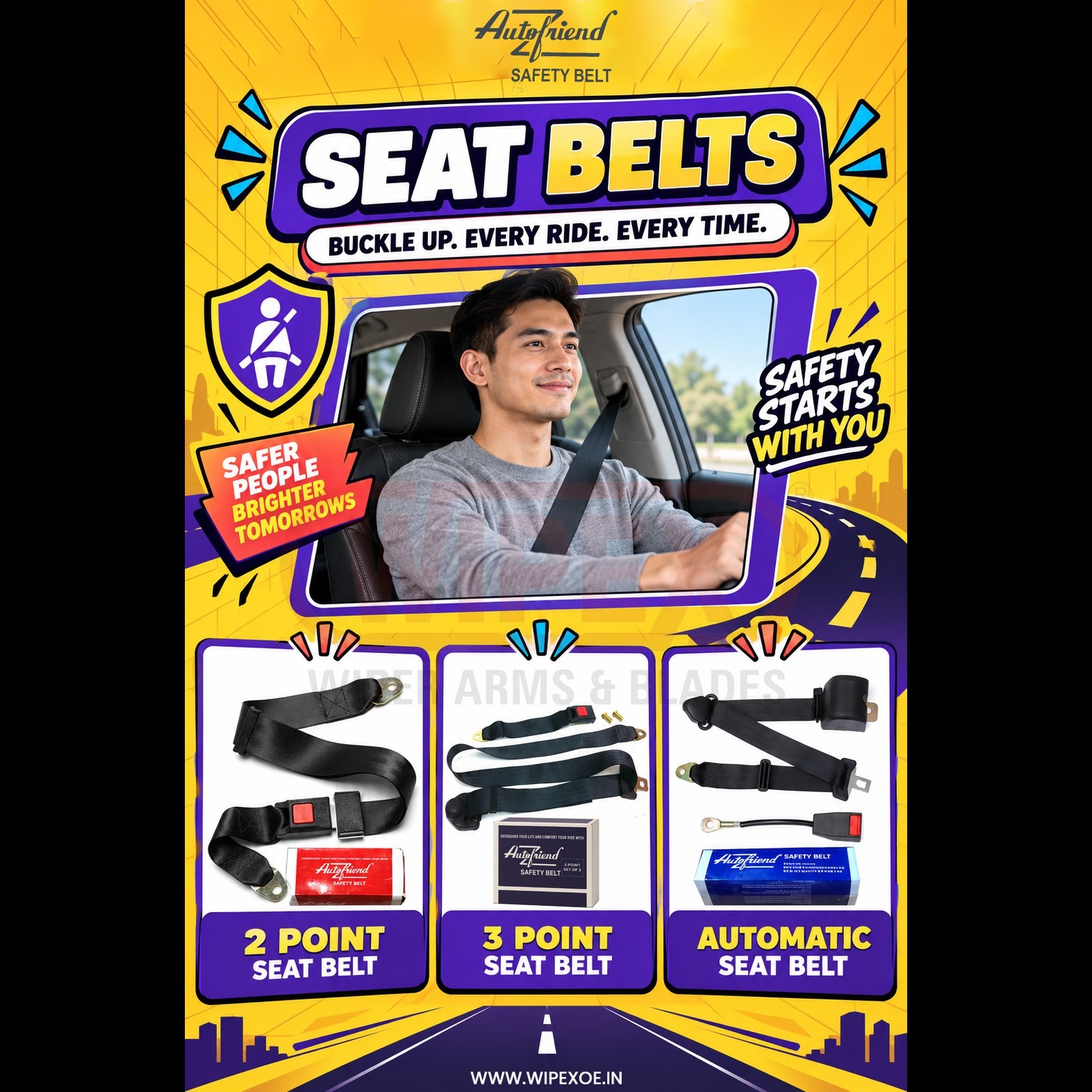Automotive Seat Belt Manufacturer for OEM | Wipex Industries