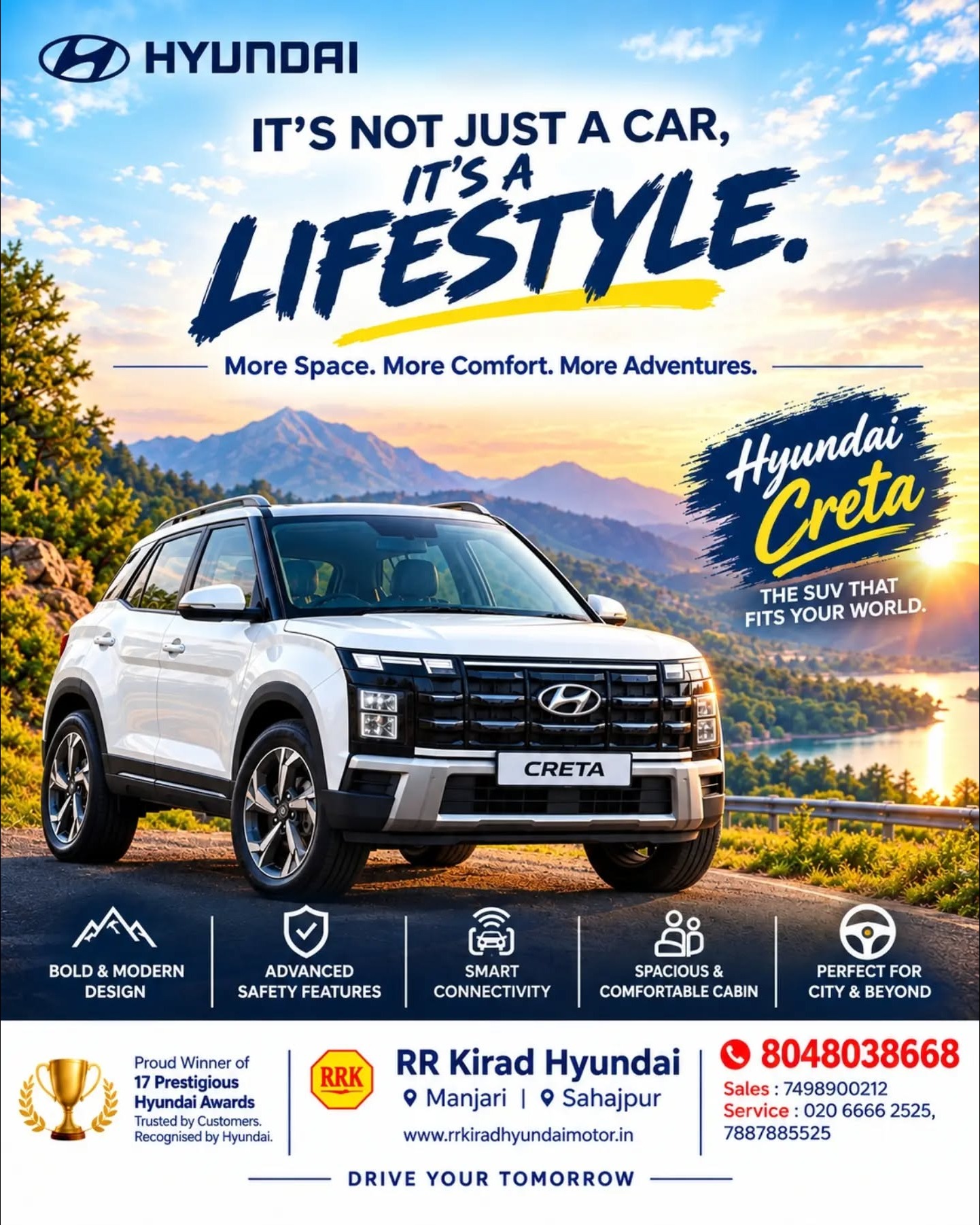 Hyundai Creta – The SUV That Fits Your World | RR Kirad Hyundai Manjari & Sahajpur