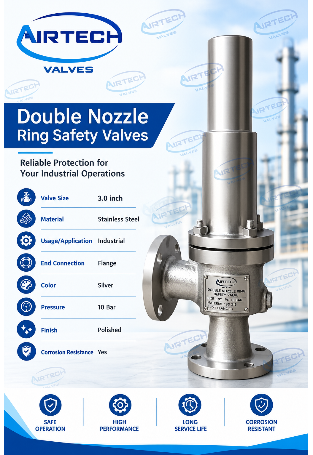Double Nozzle Ring Safety Valves Manufacturer in Thane