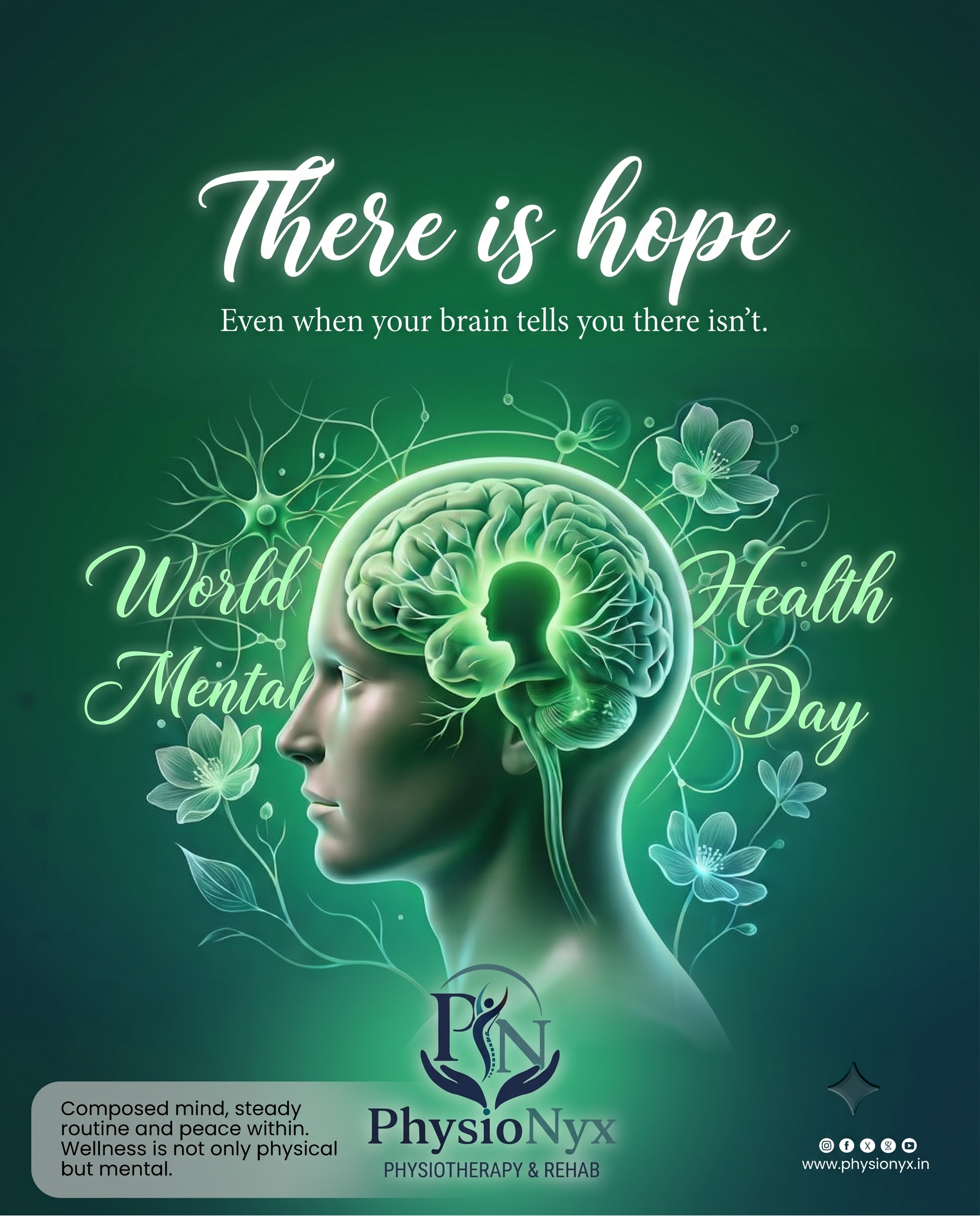 Healing the Body, Honouring the Mind β World Mental Health Day π§ π | PhysioNyx