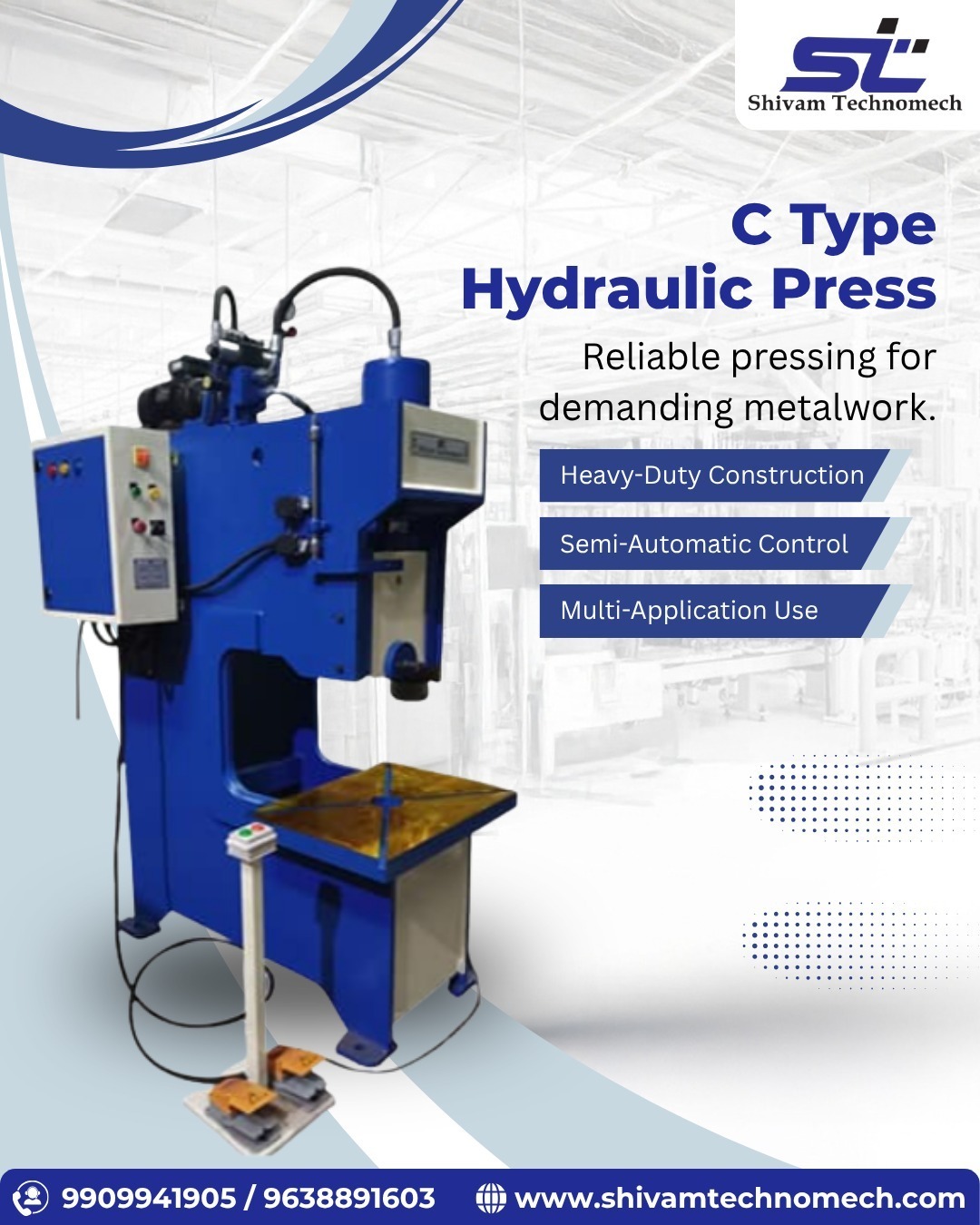 C-Type Hydraulic Press for Reliable Industrial Pressing