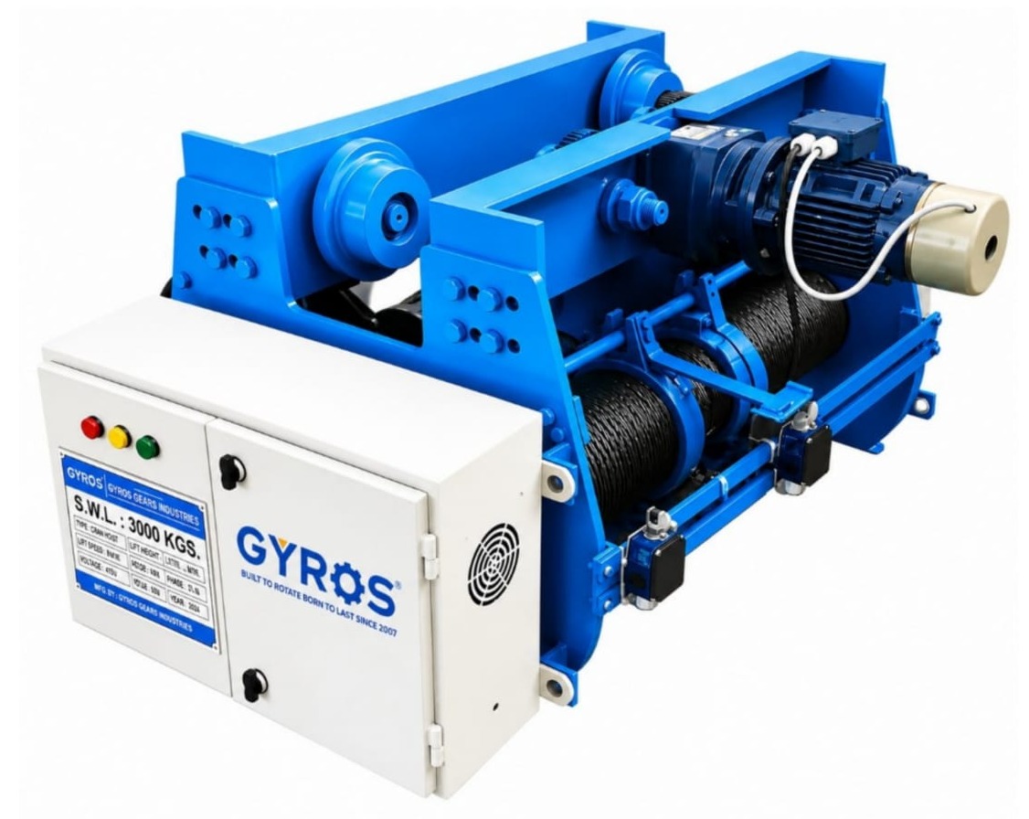 3-Ton Crane Hoist Gearbox Manufacturers in Madhya Pradesh