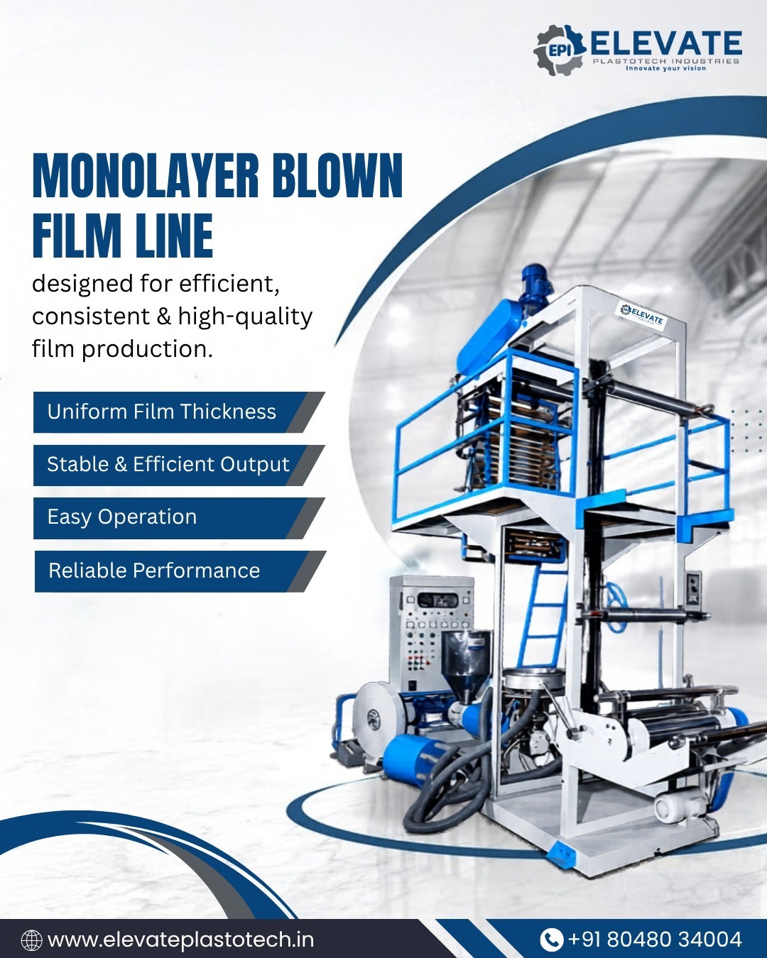 Monolayer Blown Film Line for Advanced Film Manufacturing