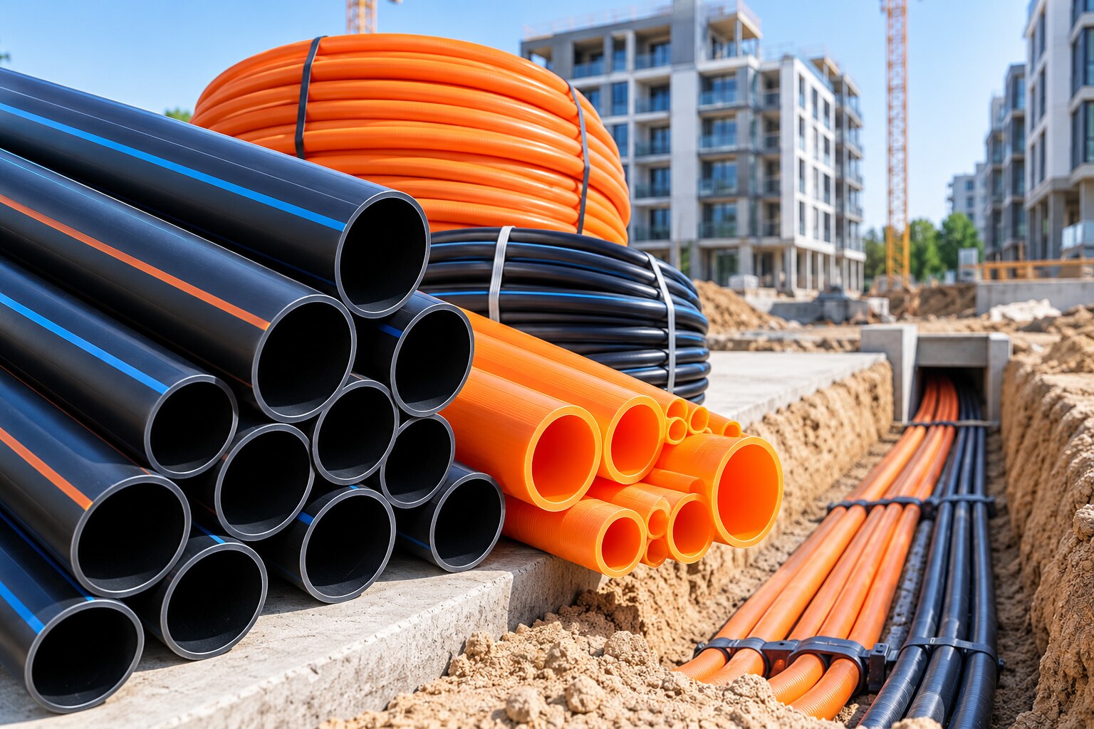 Plastic Pipe Manufacturers for New Building Fiber Networks