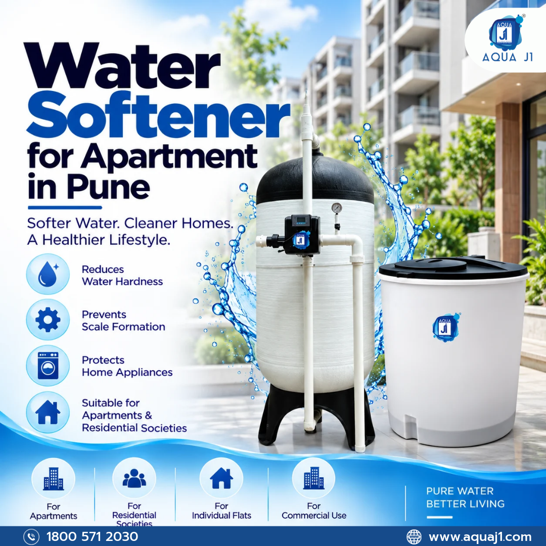 Water Softener for Apartment in Pune | Aqua J1 Technologies