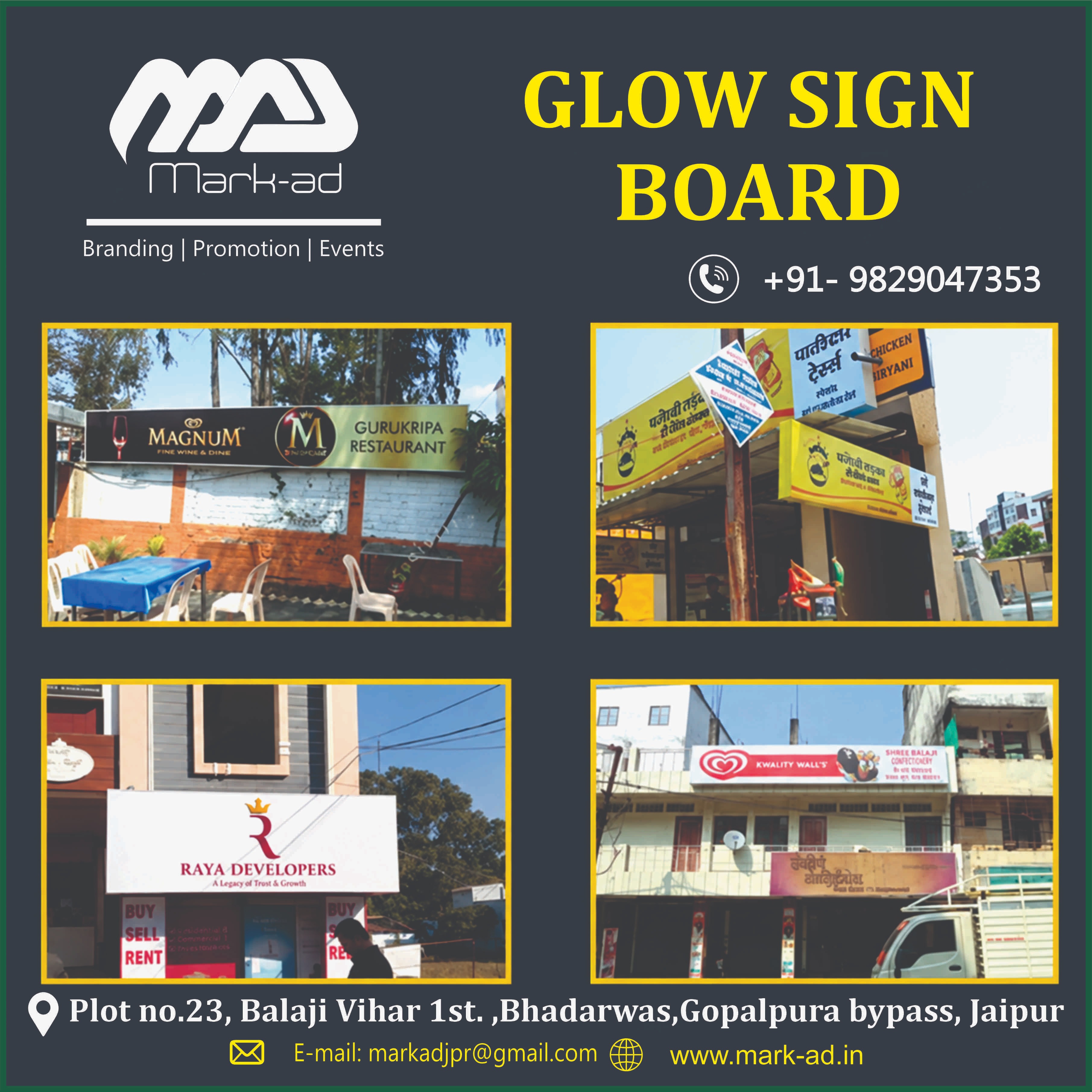Best Glow Sign Board in Jaipur rajasthan