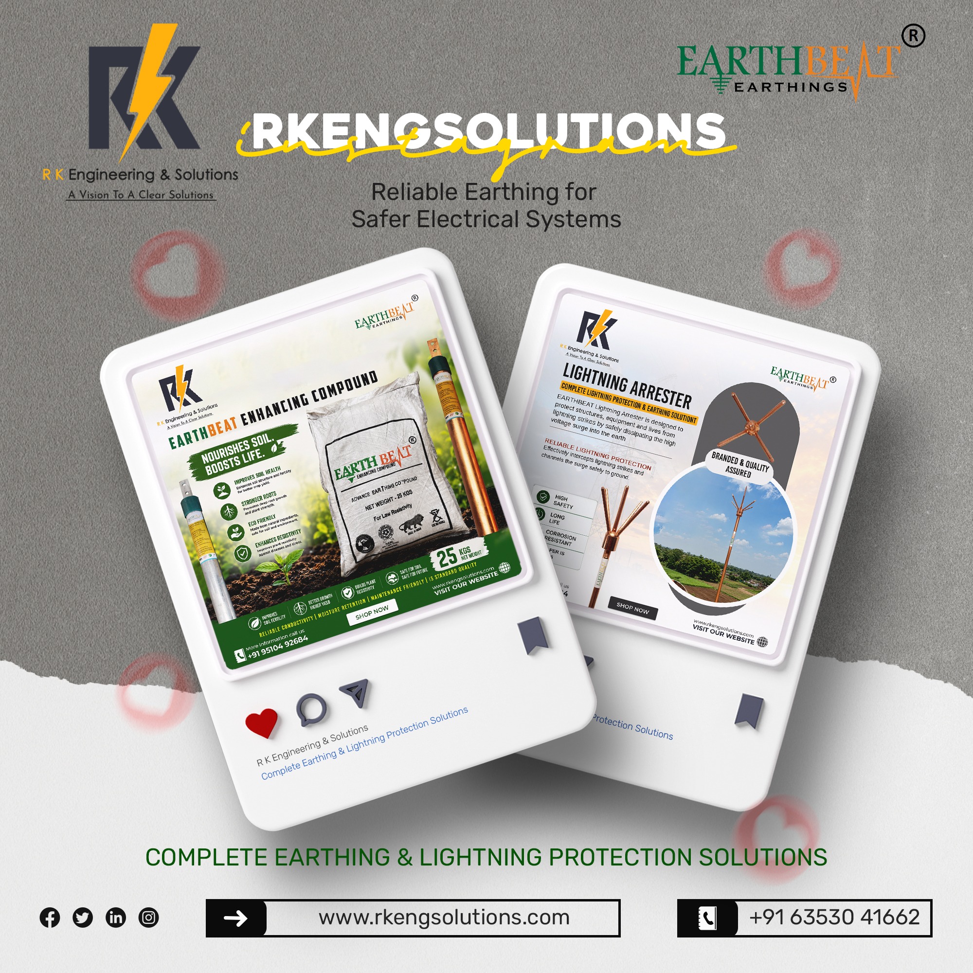 ESE Lightning Arrester & Complete Earthing Solutions for Reliable Electrical Protection