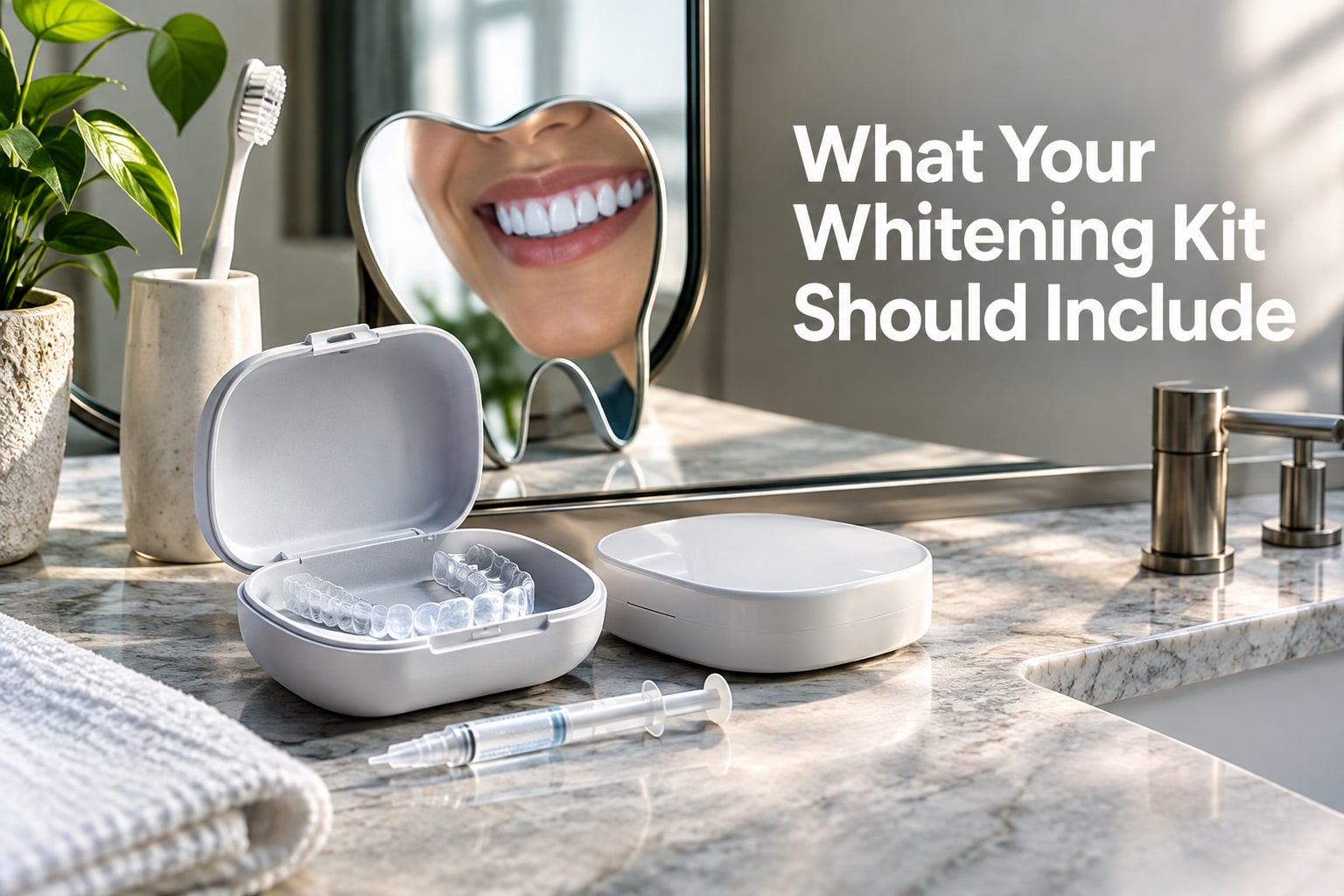 What Comes with a Dentist Supervised Home Whitening Kit