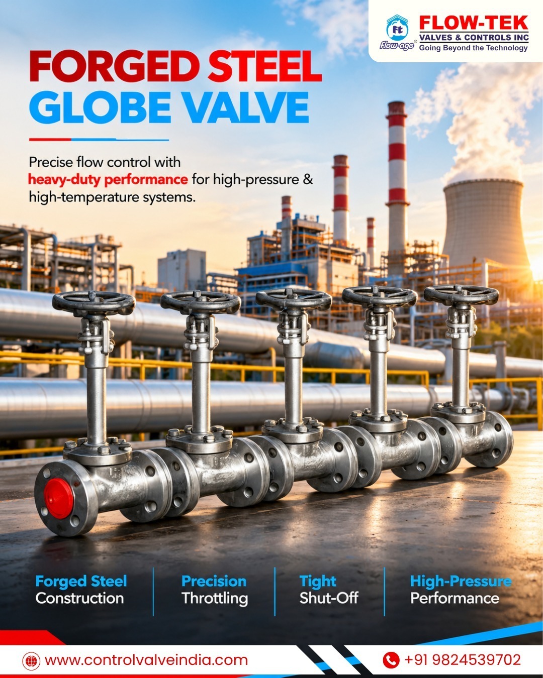 Forged Steel Globe Valve for High-Pressure Flow Control