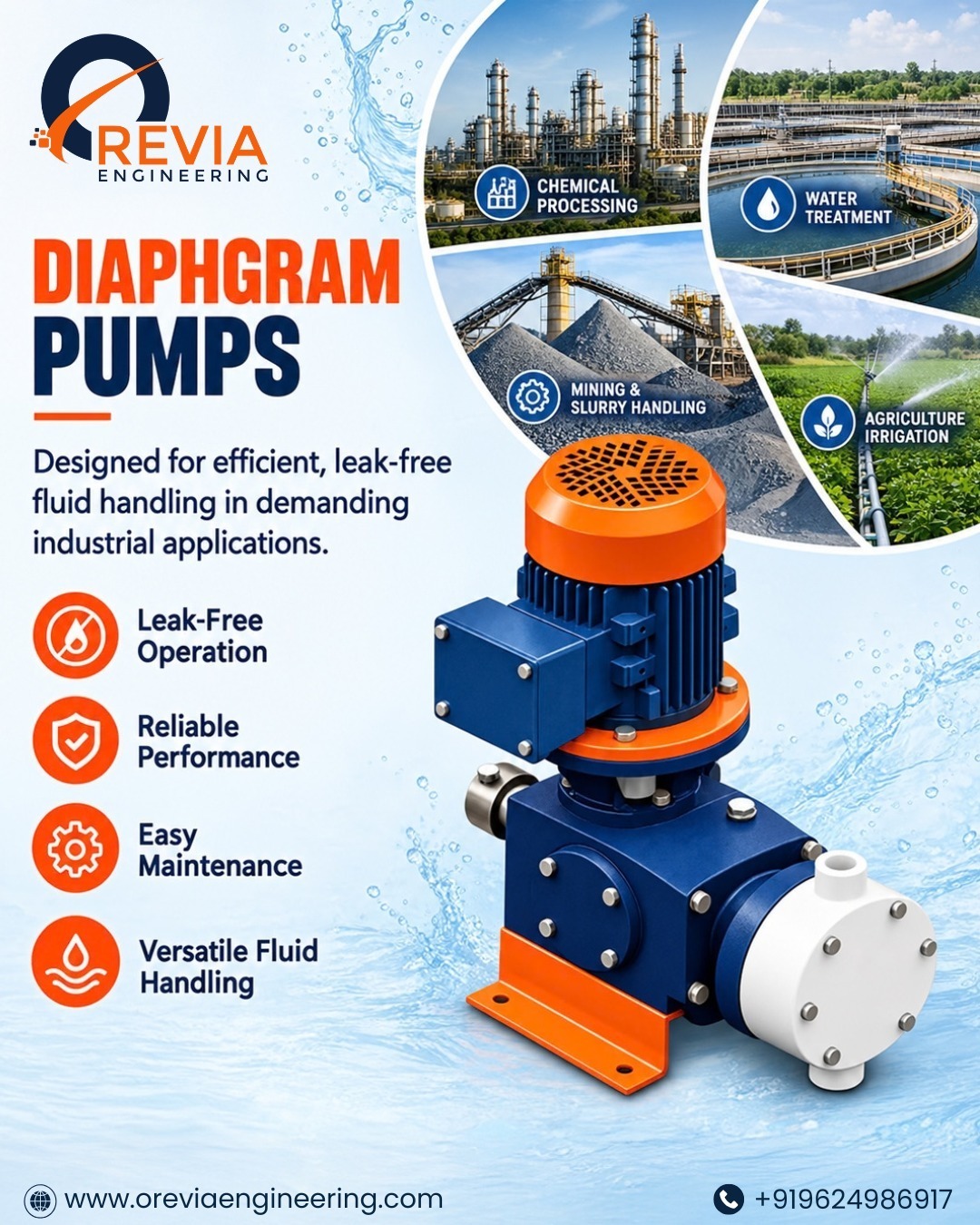 Diaphragm Pumps for Reliable Industrial Fluid Handling