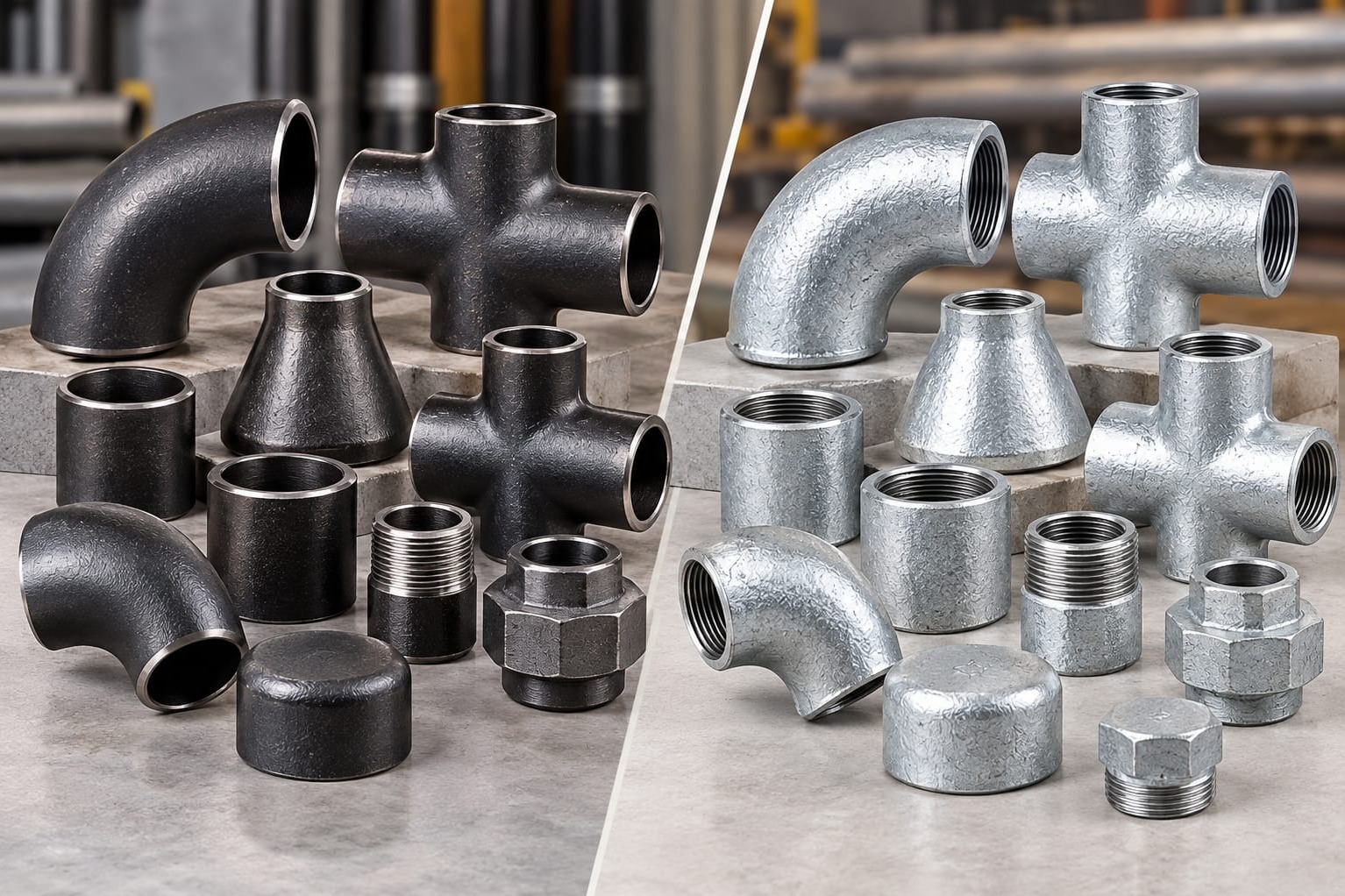 MS AND GI PIPE FITTINGS