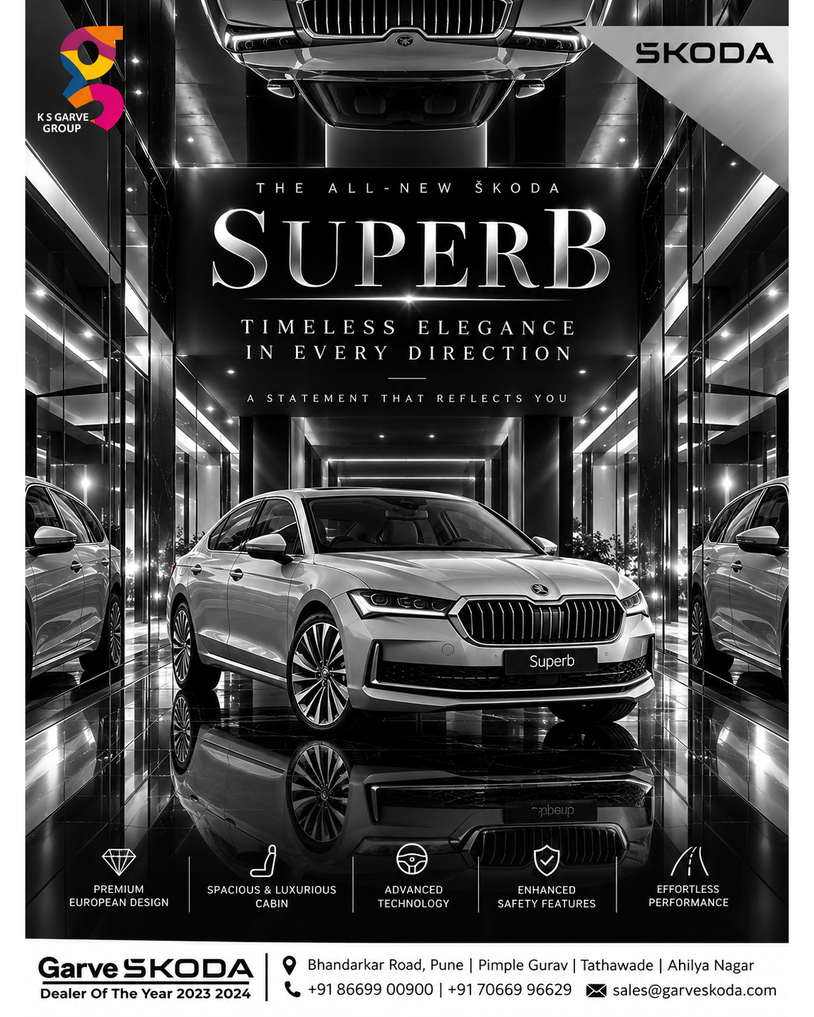 Škoda Superb Pune | Timeless Luxury, Premium Design & European Elegance