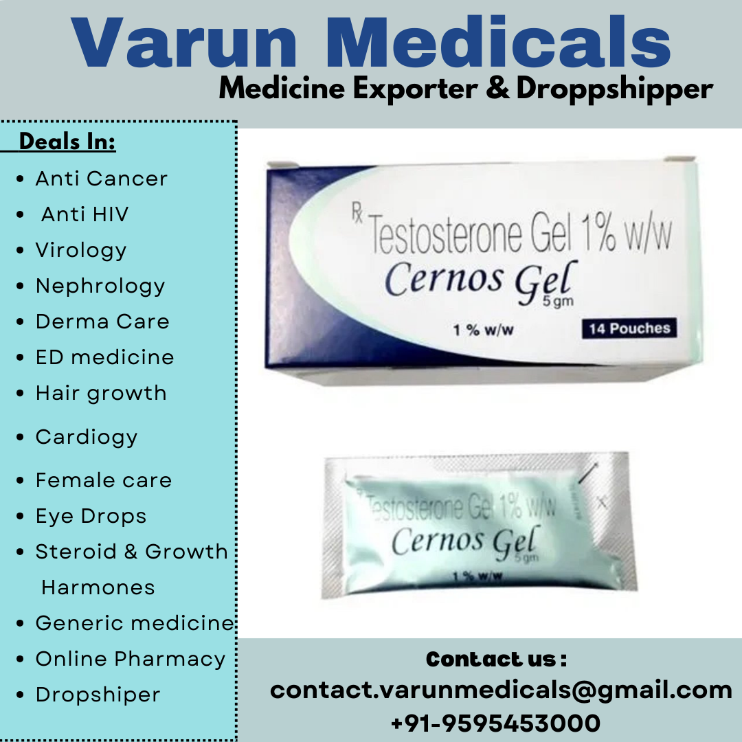Testosterone Gel Supplier, Dealer, Exporter