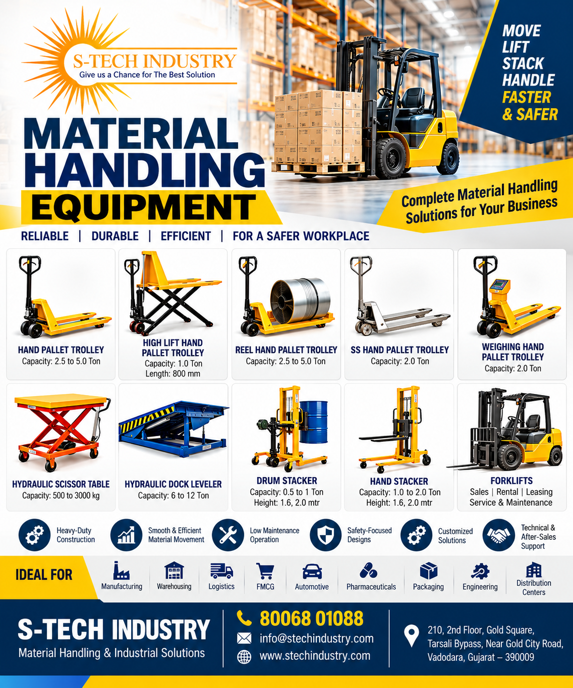 Material Handling Equipment by S-Tech Industry