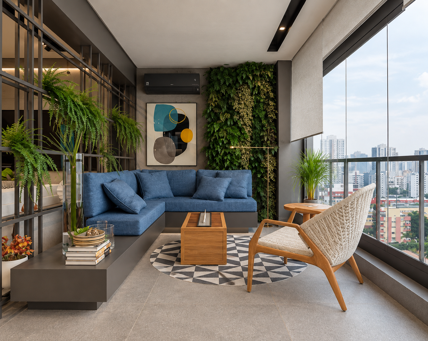 Urban balcony lounge concept -OMR